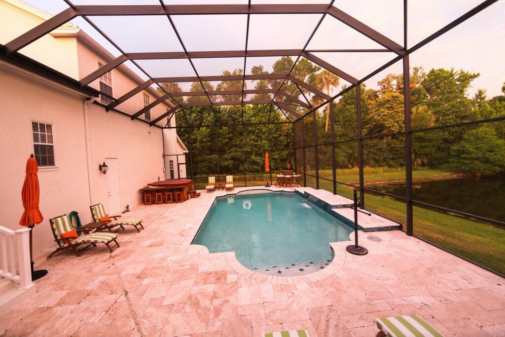 pool enclosure remodel